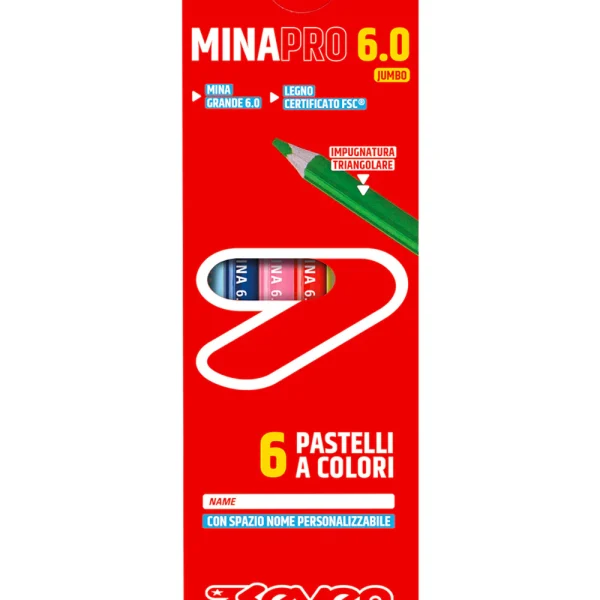 Set creioane colorate Jumbo MinaPro 6.0 Seven