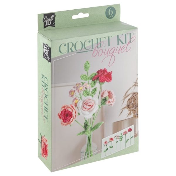 Set croșetat DIY Buchet de flori CraftID CR1736/GE