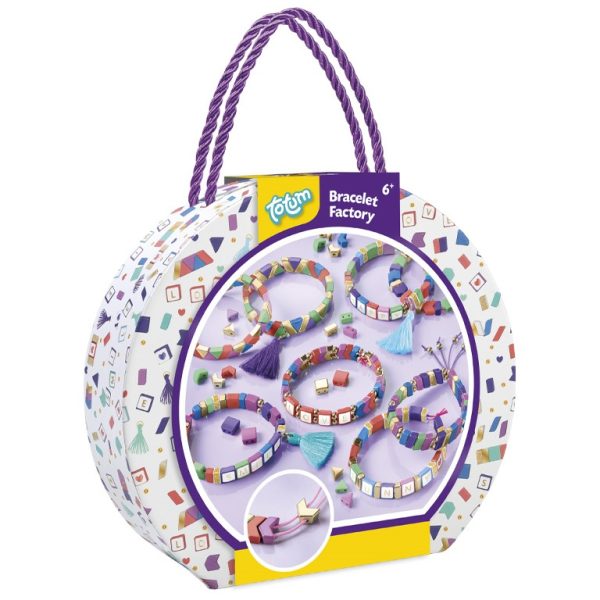Set creativ fabrica de brățări Totum TT026094