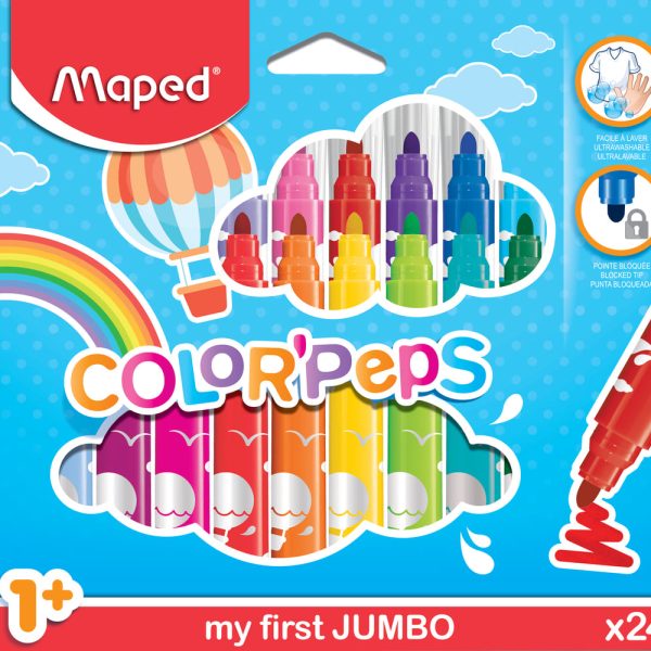 Set carioci jumbo Early age ColorPeps Maped 846222