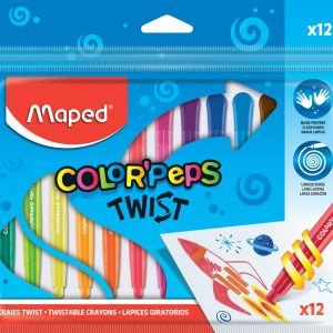 Creioane colorate cerate Twist Maped 860612