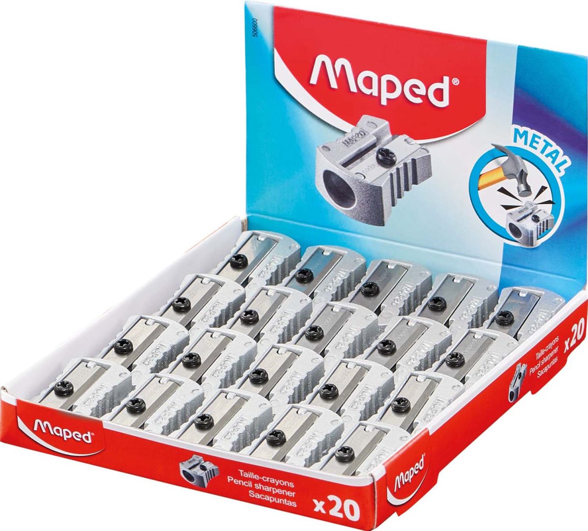 Ascuțitoare simplă metalică Classic Maped 506600