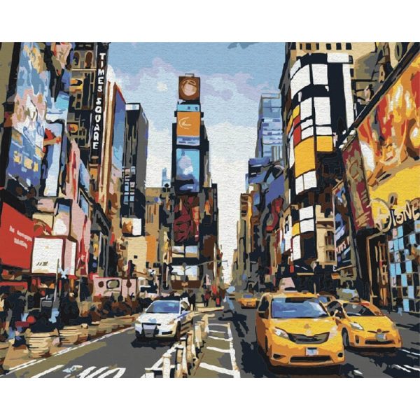 Pictură pe numere Life times square Atelier ATPBN5377
