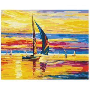 Pictură pe numere Sunrise afloat Atelier ATPBN51393