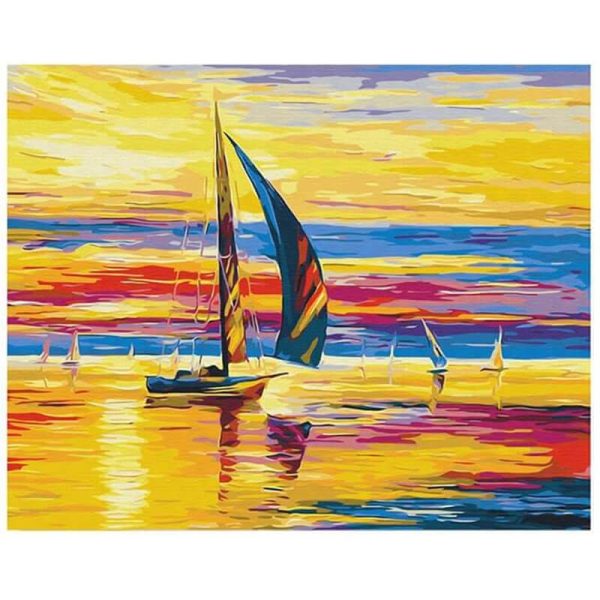 Pictură pe numere Sunrise afloat Atelier ATPBN51393