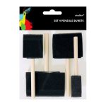 Set 4 pensule burete late Atelier AT906