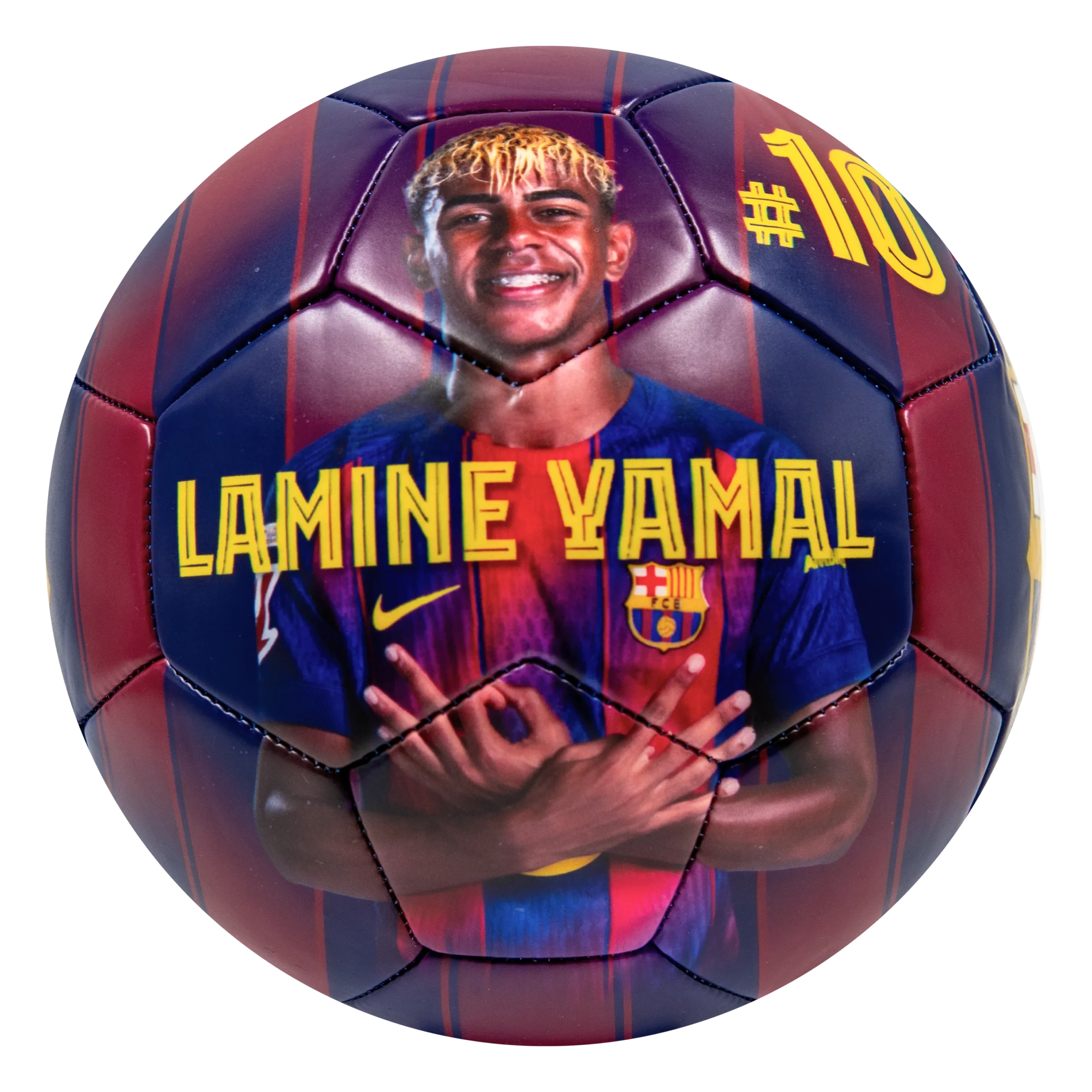 Minge de fotbal mărimea 5 FC Barcelona Lamine Yamal PHI 124550