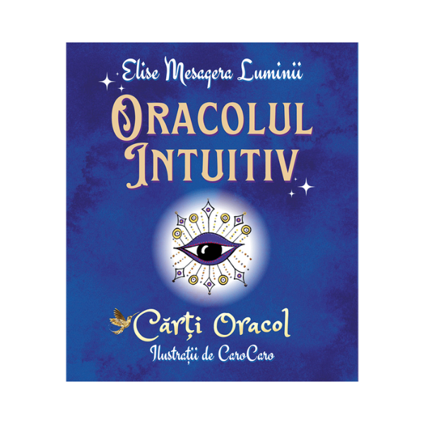Oracol intuitiv set 52 cărți Elise Mesagera Luminii Ilustrații de CaroCaro